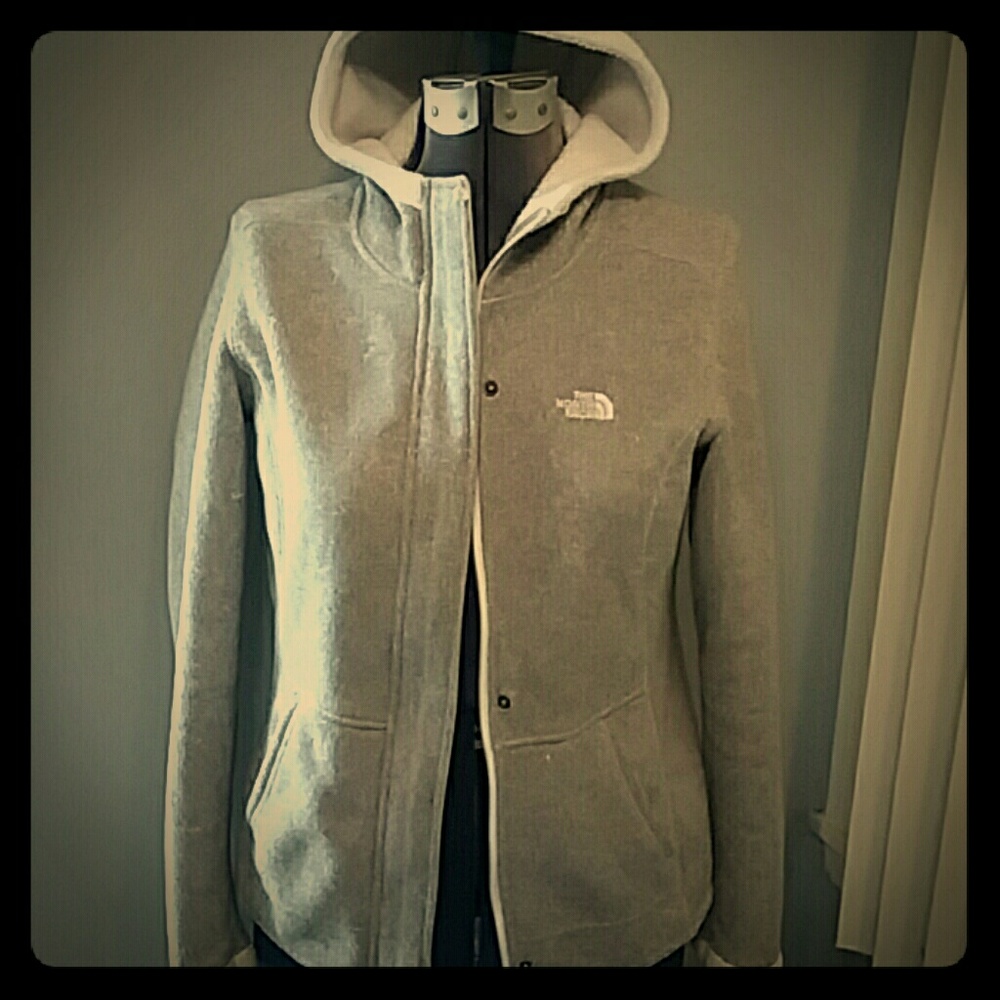 North Face zip up lightweight coat